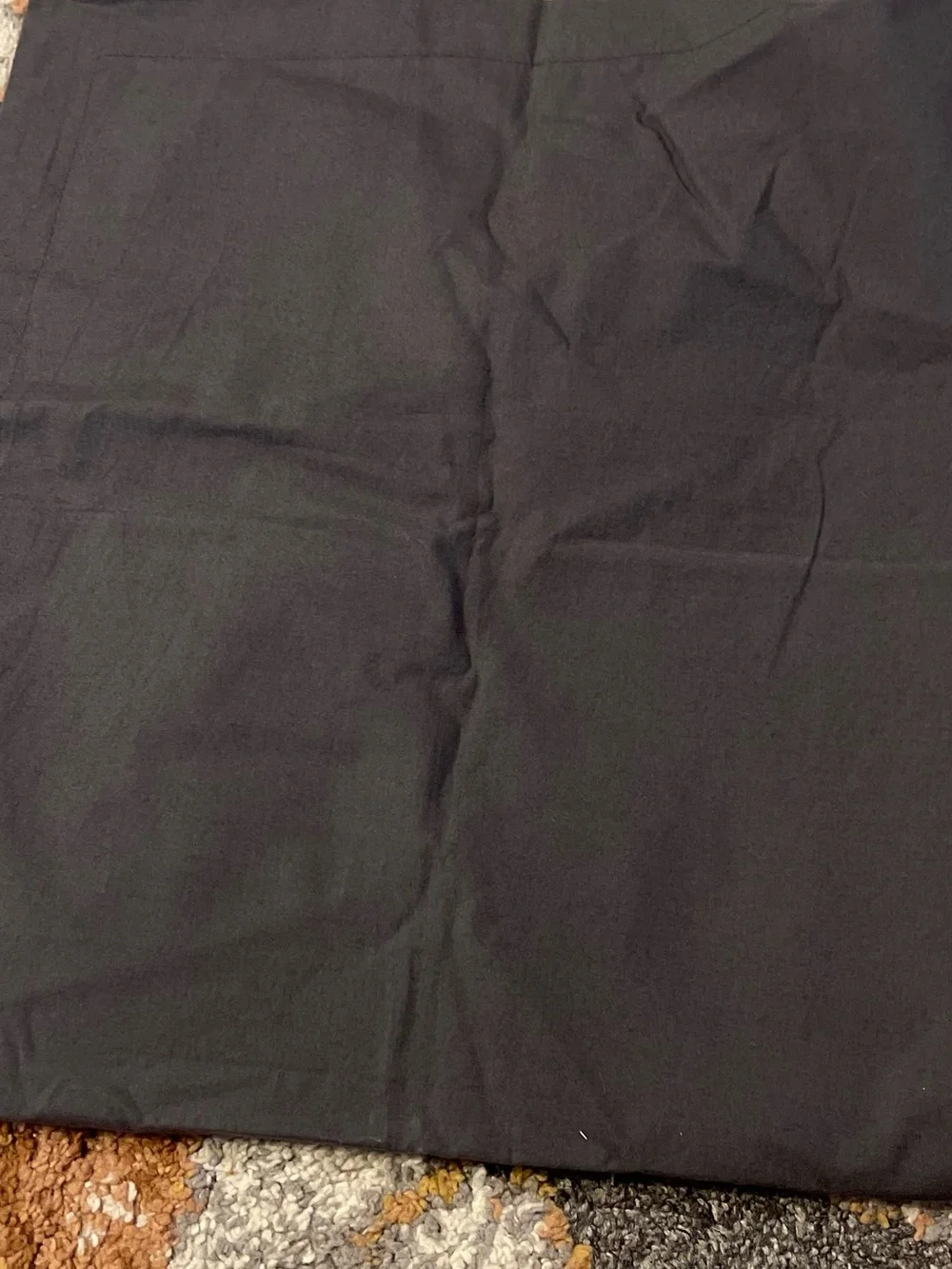 NWOT Quince Organic Brushed Cotton Euro Sham, 26 X 26 (Nightfall)